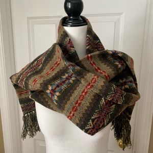 90’s vintage Polo scarf 100% wool